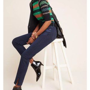 👕 ANTHROPOLOGIE AG The Stevie High-Rise Skinny Ankle Dark Wash Jeans - Size 31R